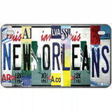 New Orleans License Plate Art Novelty Metal License Plate 7" x 4" (MP)