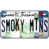 Smoky Mountains License Plate Art Novelty Metal License Plate 7" x 4" (MP)