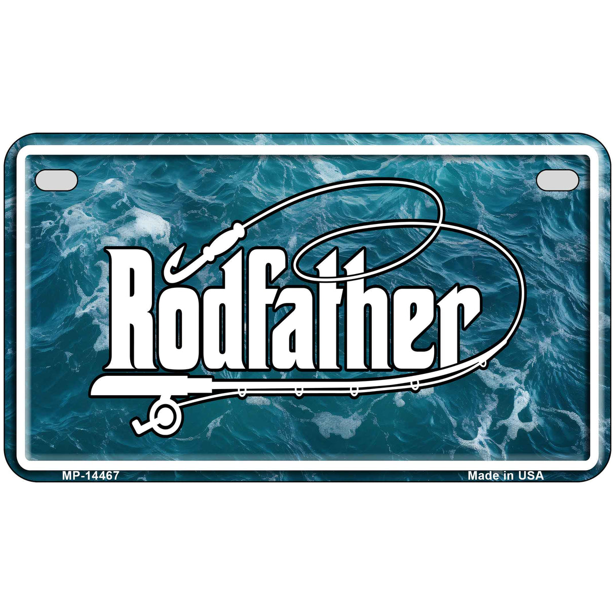 Rodfather Novelty Metal License Plate LP-14467