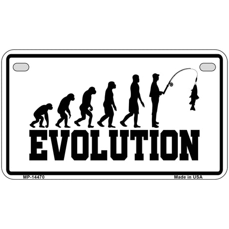 Evolution Novelty Metal License Plate LP-14470