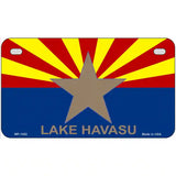 Lake Havasu Arizona State Flag Metal Novelty License Plate 7" x 4" (MP)