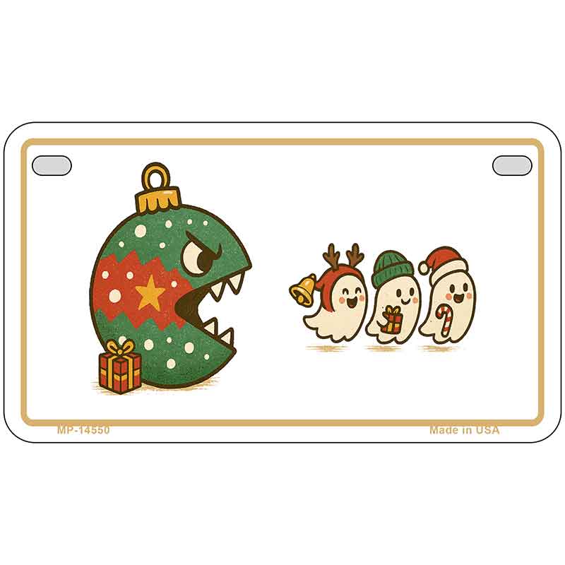 Ornament Monster and Ghosts Novelty Metal License Plate LP-14550