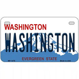 Washington State Novelty Metal License Plate 7" x 4" (MP)