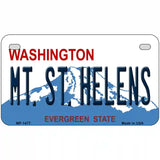 Mt St Helens Washington Novelty Metal License Plate 7" x 4" (MP)