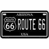 Route 66 Arizona Metal Novelty License Plate 7" x 4" (MP)