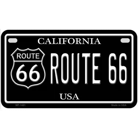 Route 66 California Metal Novelty License Plate 7" x 4" (MP)