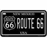 Route 66 New Mexico Metal Novelty License Plate 7" x 4" (MP)