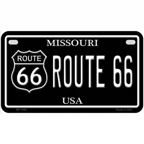 Route 66 Missouri Metal Novelty License Plate 7" x 4" (MP)