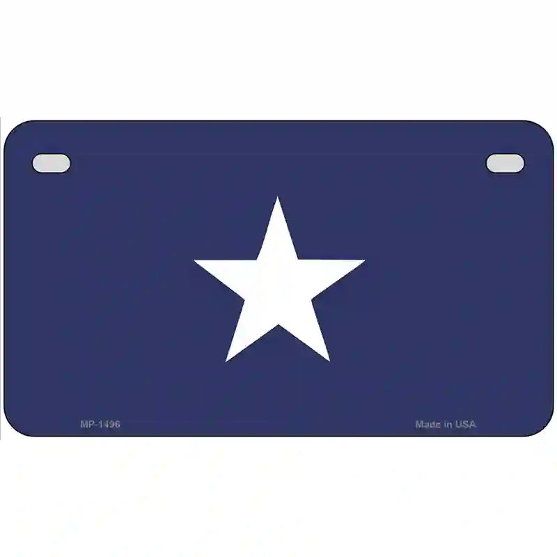 Bonnie Blue Flag Metal Novelty License Plate 7" x 4" (MP)