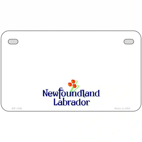 Newfoundland Novelty Metal License Plate 7" x 4" (MP)