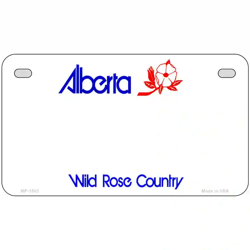 Alberta Novelty Metal License Plate 7" x 4" (MP)