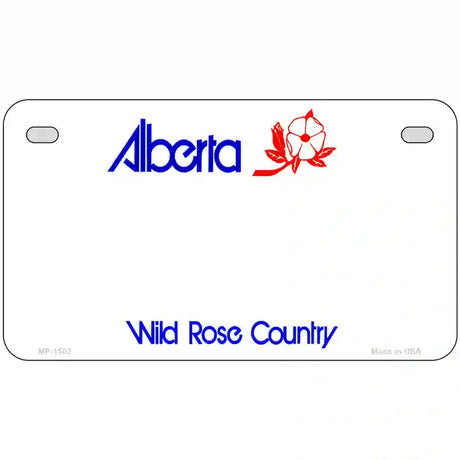 Alberta Novelty Metal License Plate 7" x 4" (MP)