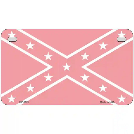 Pink Rebel Metal Novelty License Plate 7" x 4" (MP)