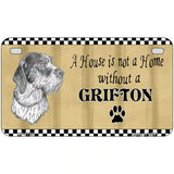 Pencil Sketch Grifton Metal Novelty License Plate 7" x 4" (MP)