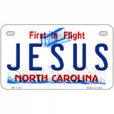 Jesus North Carolina Metal Novelty License Plate 7" x 4" (MP)