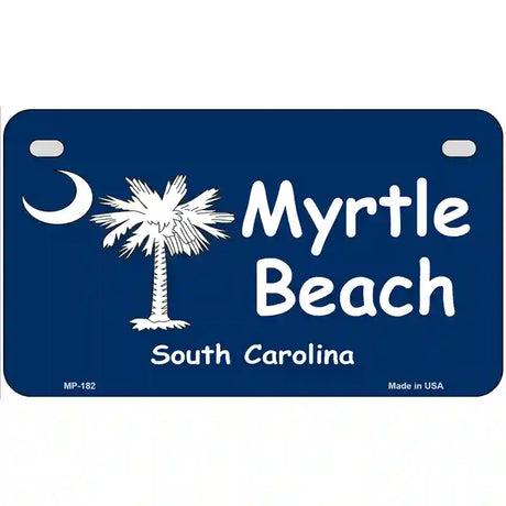 Myrtle Beach Metal Novelty License Plate 7" x 4" (MP)