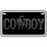 Cowboy Metal Novelty License Plate 7" x 4" (MP)