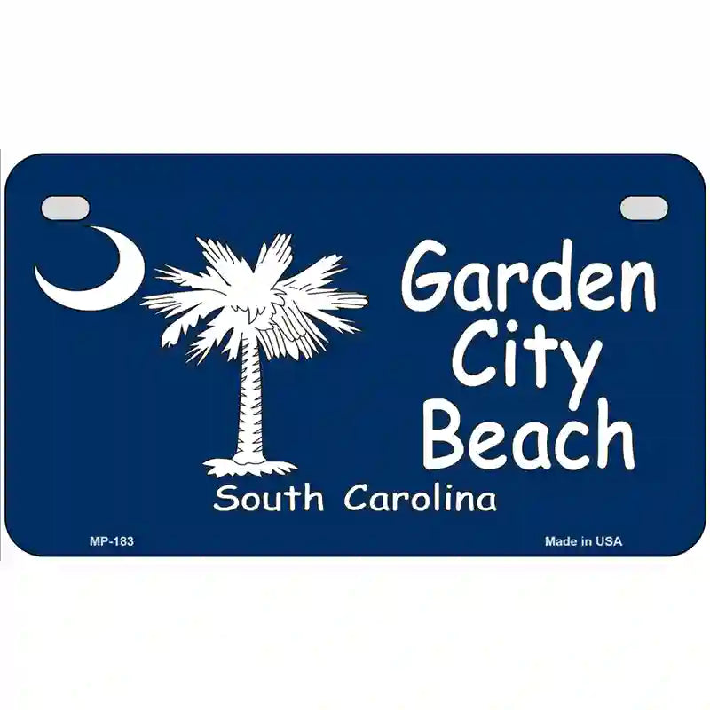 Garden City Beach South Carolina Metal Novelty License Plate 7" x 4" (MP)