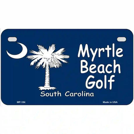 Myrtle Beach Golf Metal Novelty License Plate 7" x 4" (MP)