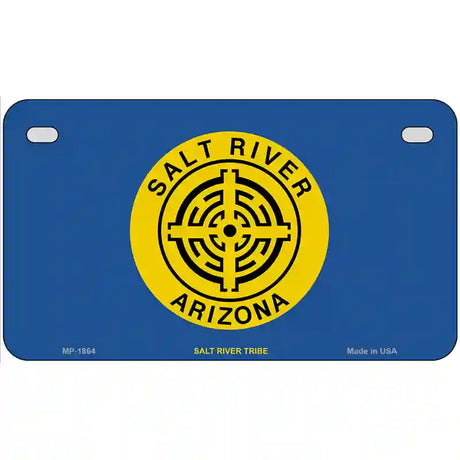 Salt River Tribe Flag Metal Novelty License Plate 7" x 4" (MP)