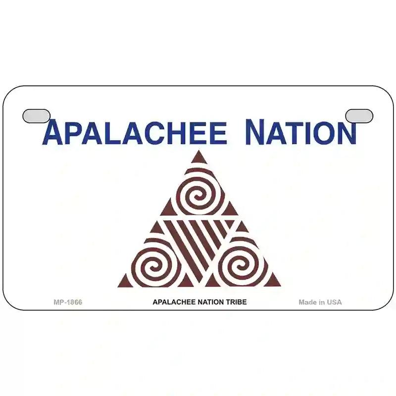 Apalachee Nation Flag Metal Novelty License Plate 7" x 4" (MP)