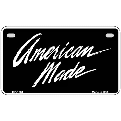 American Made Metal Novelty License Plate 7" x 4" (MP)