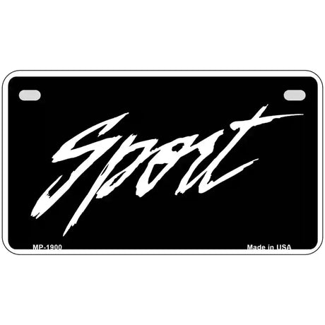 Sport Metal Novelty License Plate 7" x 4" (MP)