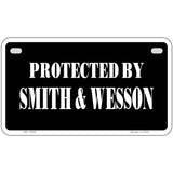 Smith And Wesson Metal Novelty License Plate 7" x 4" (MP)