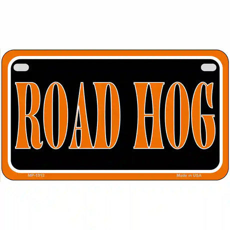 Road Hog Metal Novelty License Plate 7" x 4" (MP)