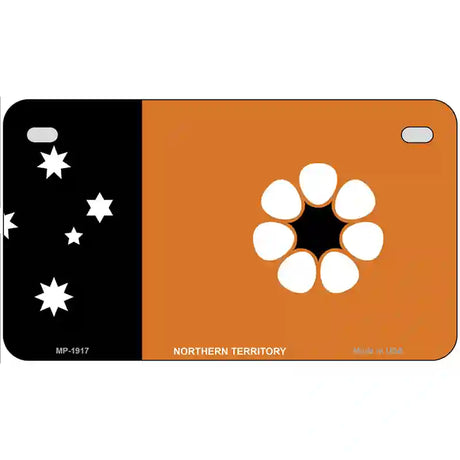 Northern Territory Flag Metal Novelty License Plate 7" x 4" (MP)