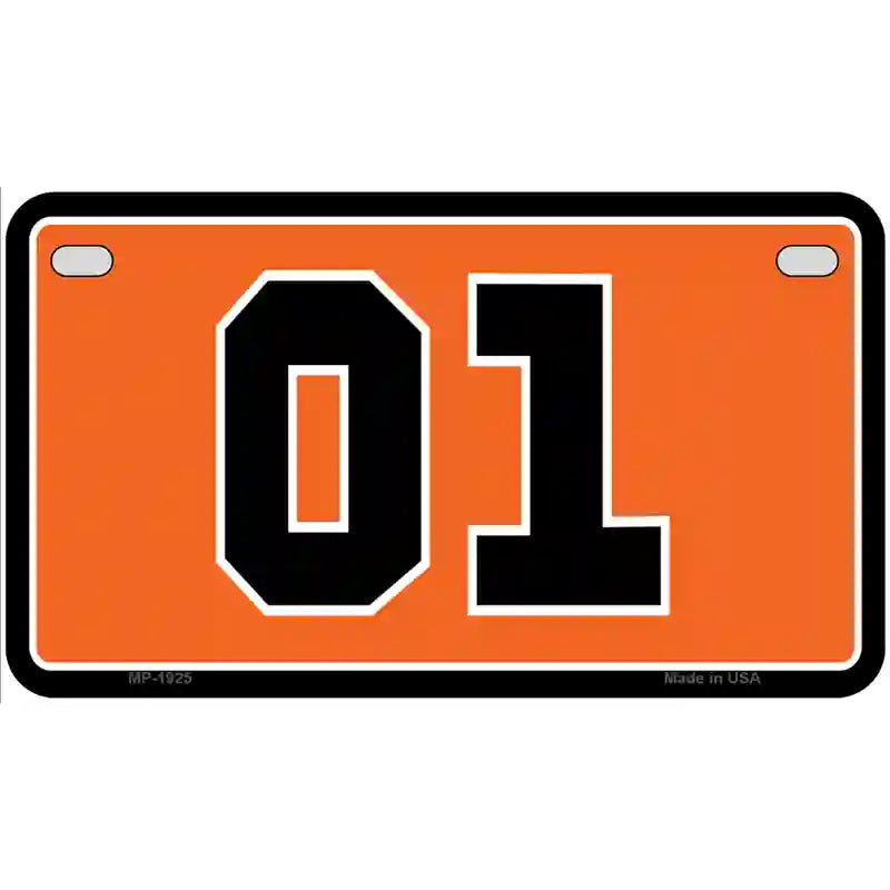 Dukes Of Hazard 01 Metal Novelty License Plate 7" x 4" (MP)