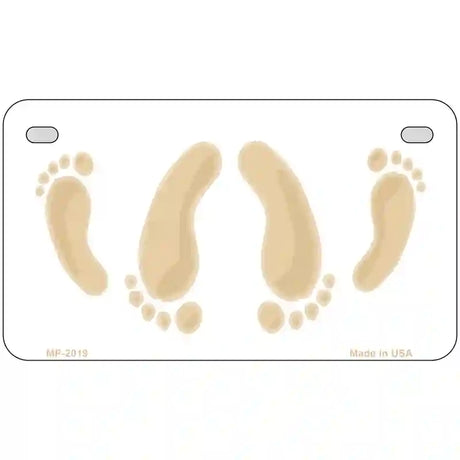 Happy Feet Metal Novelty License Plate 7" x 4" (MP)