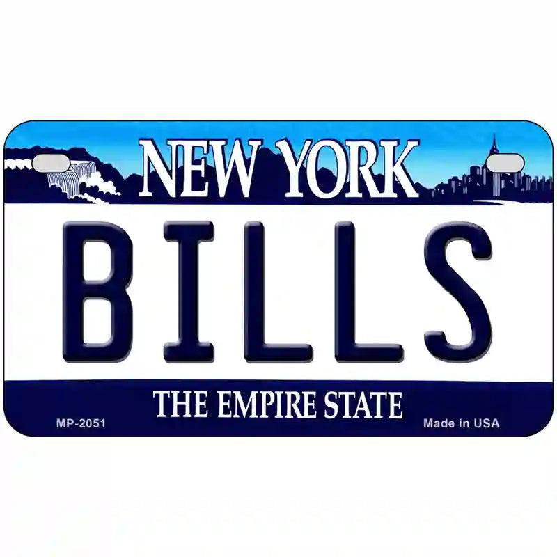 Bills New York State Novelty Metal License Plate 7" x 4" (MP)