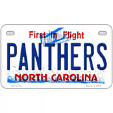 Panthers North Carolina Novelty State Metal License Plate 7" x 4" (MP)