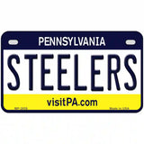 Steelers Pennsylvania State Novelty Metal License Plate 7" x 4" (MP)