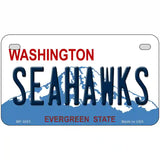 Seahawks Washington State Novelty Metal License Plate 7" x 4" (MP)