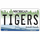 Tigers Michigan State Metal Novelty License Plate 7" x 4" (MP)