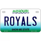 Royals Missouri State Novelty Metal License Plate 7" x 4" (MP)