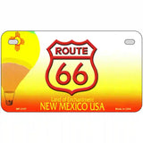 Route 66 Shield New Mexico Novelty Metal License Plate 7" x 4" (MP)