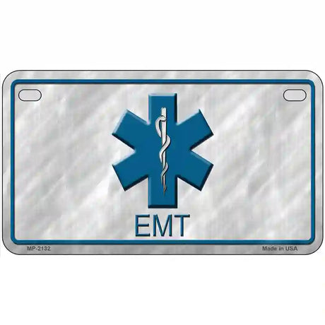 EMT Metal Novelty License Plate 7" x 4" (MP)