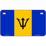 Barbados Flag Metal Novelty License Plate 7" x 4" (MP)