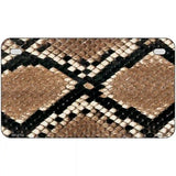 Snake Skin Metal Novelty License Plate 7" x 4" (MP)