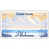 Alabama State Blank Novelty Metal License Plate 7" x 4" (MP)