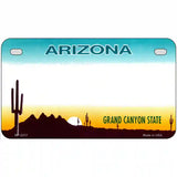 Arizona State Blank Novelty Metal License Plate 7" x 4" (MP)