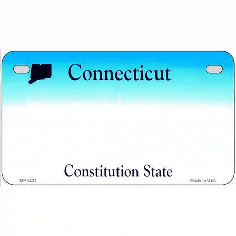 Connecticut State Blank Novelty Metal License Plate 7" x 4" (MP)