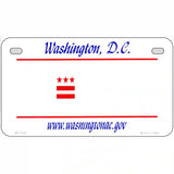 Washington DC State Novelty Blank Metal License Plate 7" x 4" (MP)