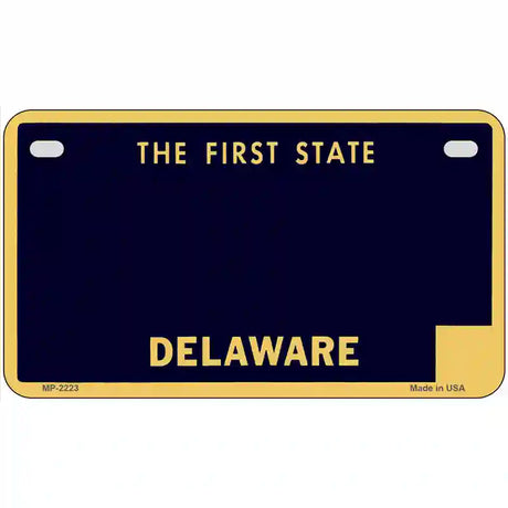 Delaware State Blank Novelty Metal License Plate 7" x 4" (MP)