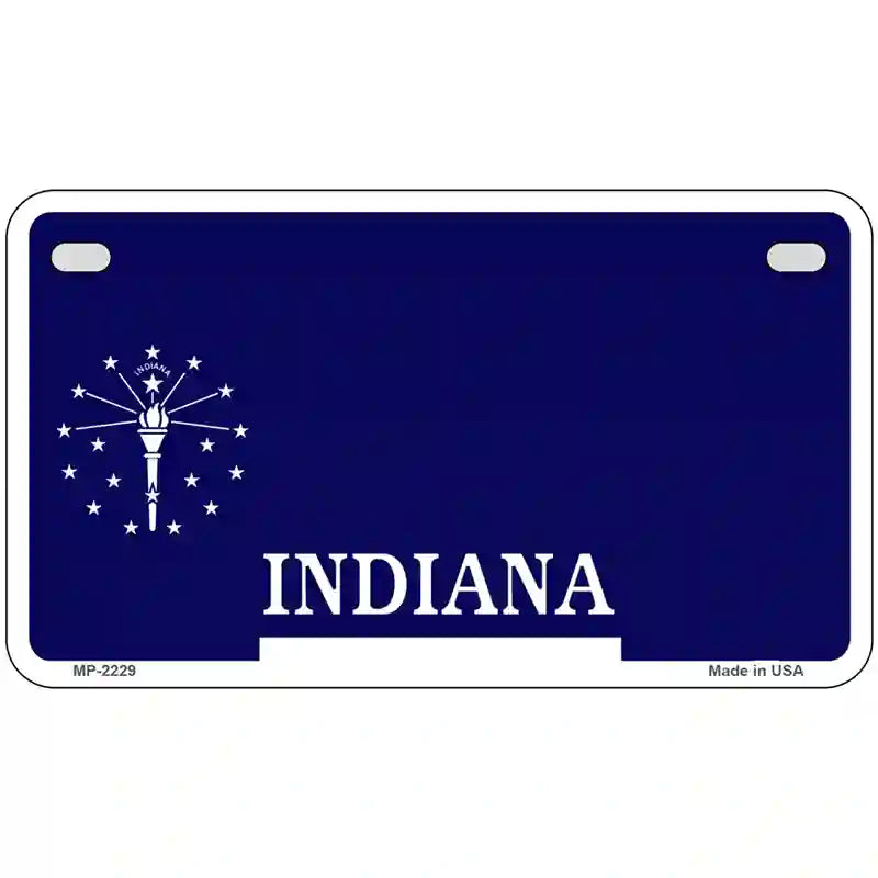 Indiana Novelty State Blank Metal License Plate 7" x 4" (MP)