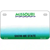 Missouri Novelty State Blank Metal License Plate 7" x 4" (MP)