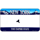 New York State Novelty State Blank Metal License Plate 7" x 4" (MP)